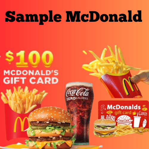 McDonald's Gift Card