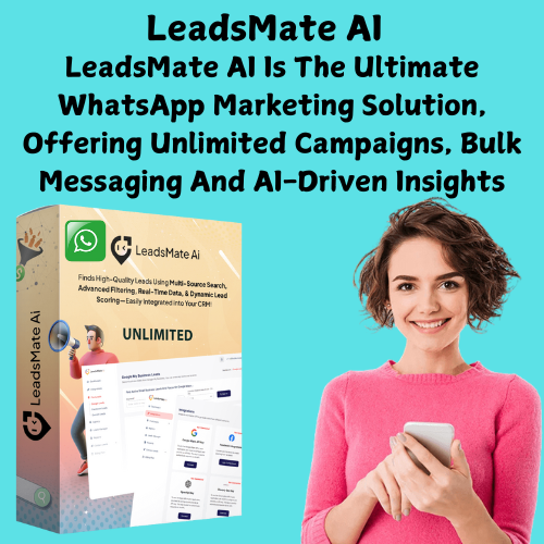 LeadsMate AI - Unlimited Whatsapp Pro